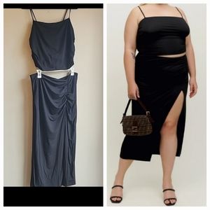 Reformation Dunne two piece skirt set